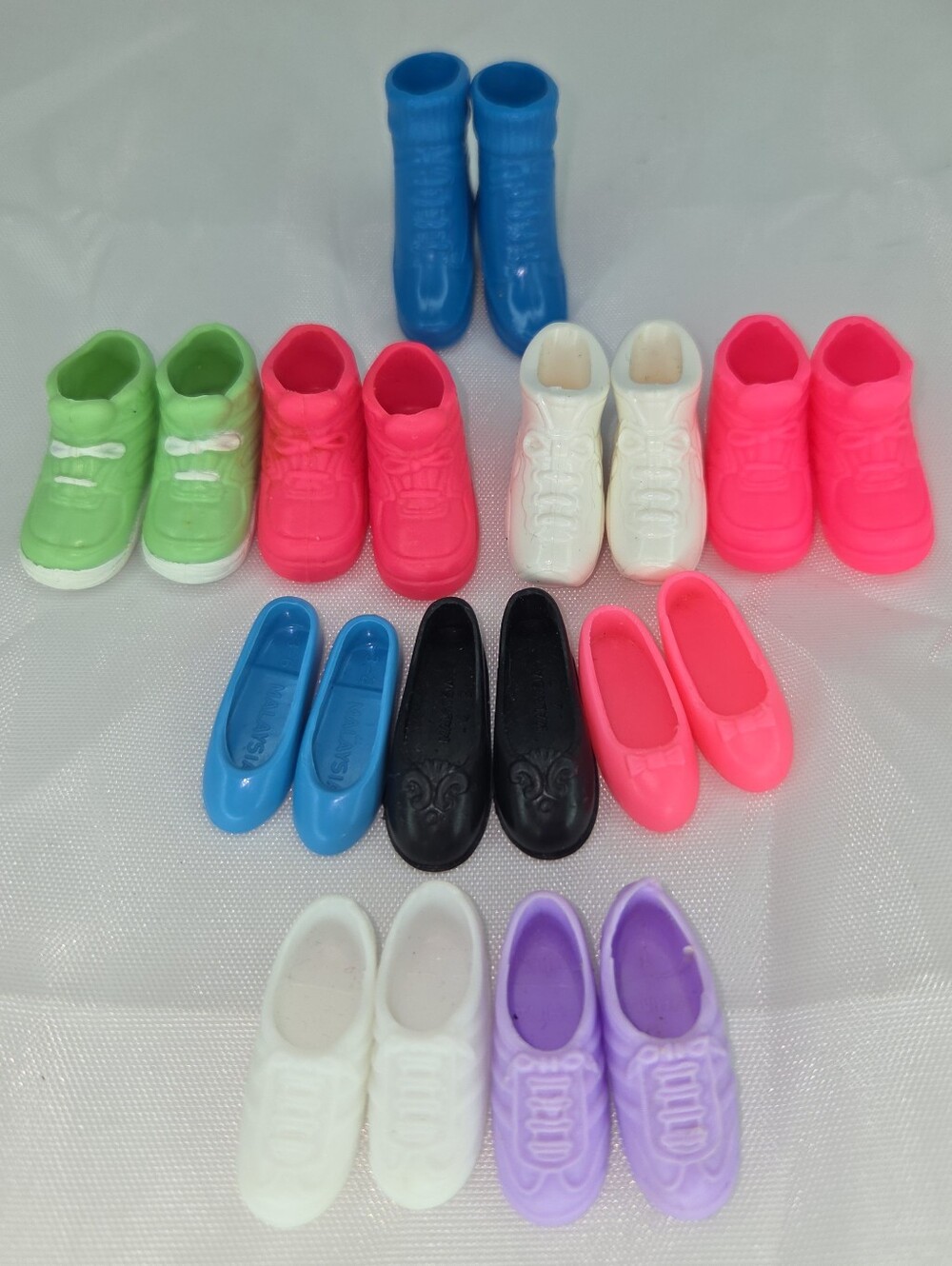 Vintage 1990's Barbie Skipper Shoes Sneakers Boots Ballet Flats Lot of 10
